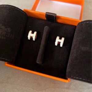 Hermes Mini Pop H Earrings